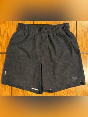 GOAT USA Boy’s Outline Athletic Short, black camo pattern, size XL